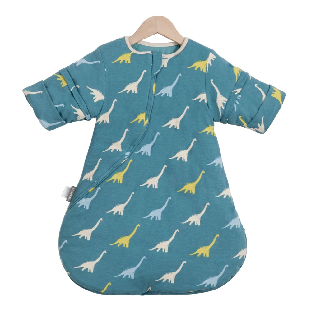 Gigoteuse bébé hiver à manches amovibles – Renard et dinosaure