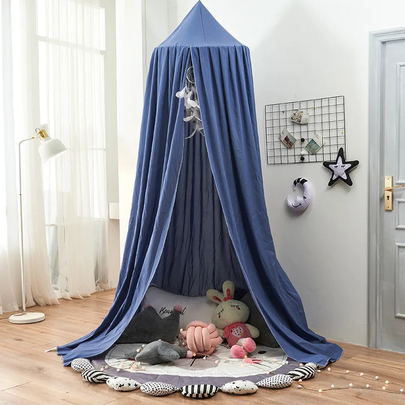 Ciel de lit pour bébé en dôme suspendu, moustiquaire et tente de jeu