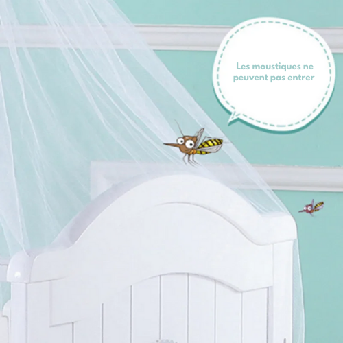 CIEL DE LIT MOUSTIQUAIRE BEBE | SAFEBABYMOSQUITO™