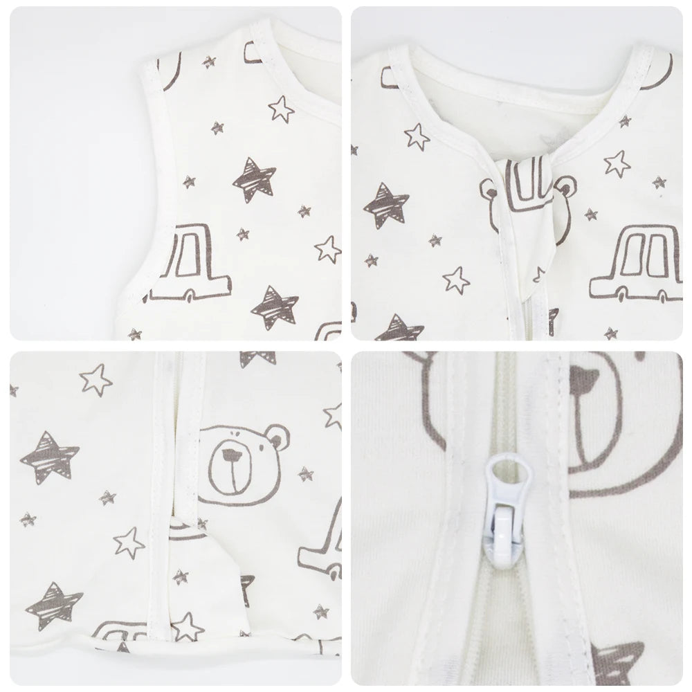 gigoteuse ete bebe en coton – Voitures, fleurs et ours