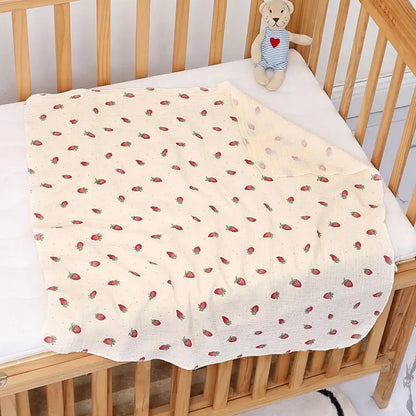 Couverture bébé légère en coton – 80 × 80 cm