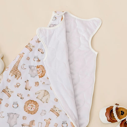 Gigoteuse bébé hiver en jersey doux à motifs