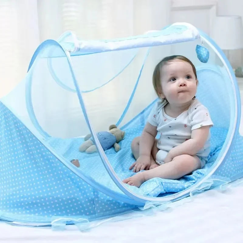 Ciel de lit bebe moustiquaire pliable