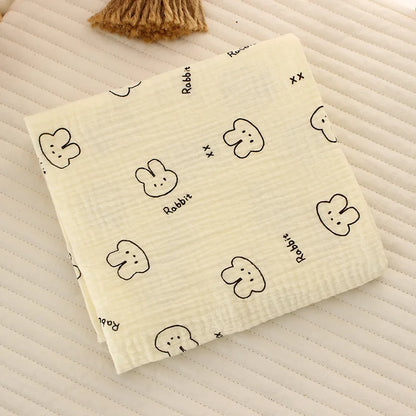 Couverture bébé en mousseline de coton – 80 × 80 cm