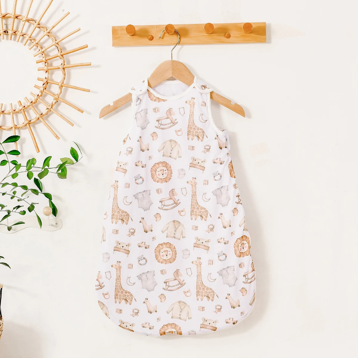 Gigoteuse bébé hiver en jersey doux à motifs