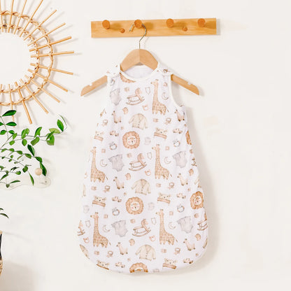 Gigoteuse bébé hiver en jersey doux à motifs