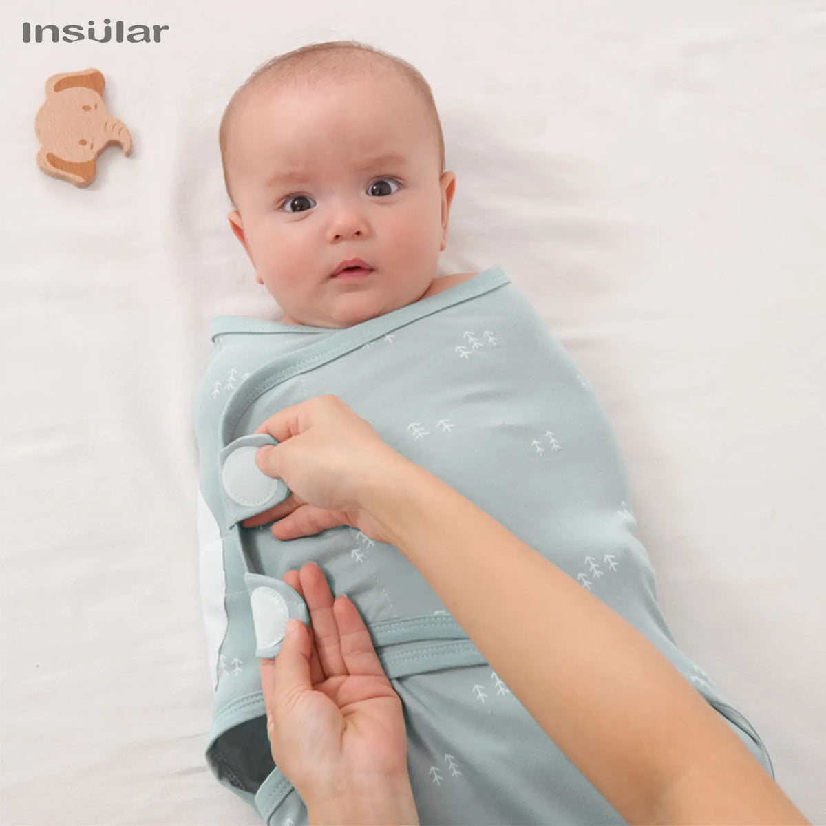 Emmaillotage bébé lange : lot de 3 en coton