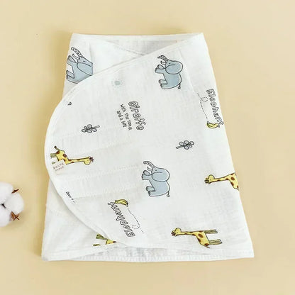 Emmaillotage bebe nuit en coton léger, 0-6 mois