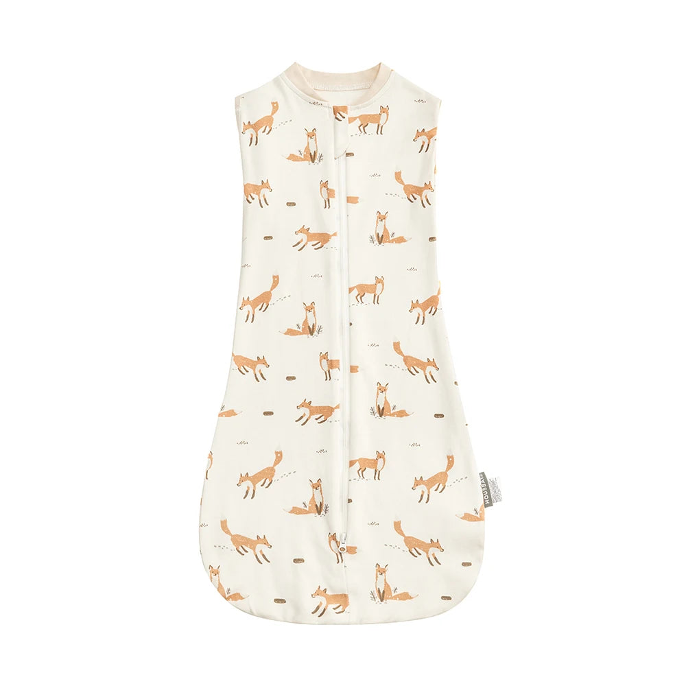 Gigoteuse ete bebe en coton à motifs nature