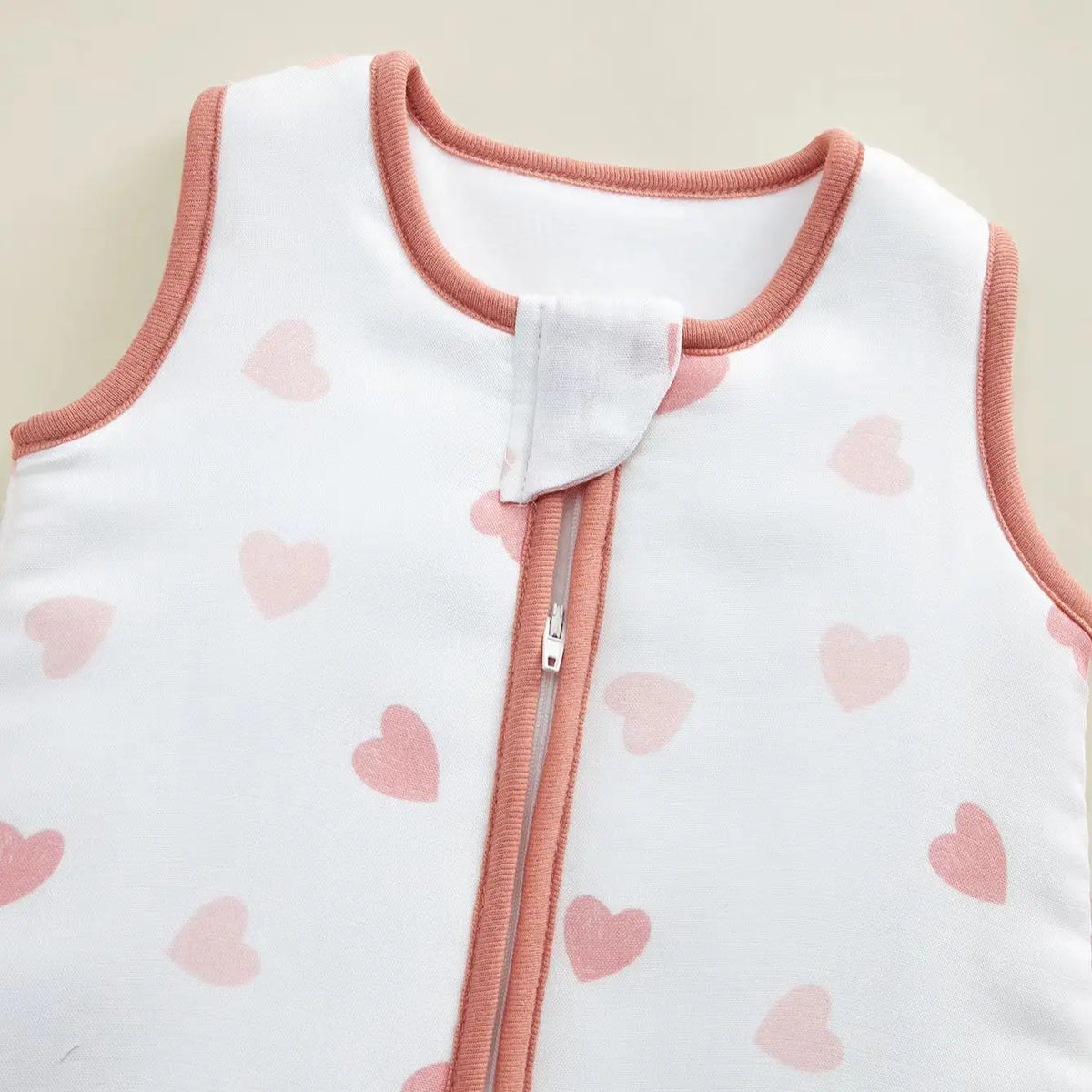 Gigoteuse bebe en coton jersey à motifs roses