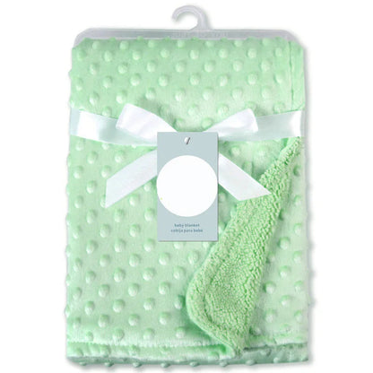 Couverture bébé polaire douce et unie