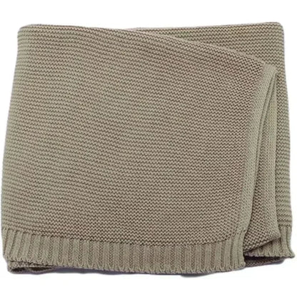 Couverture personnalisée bébé en coton avec prénom brodé