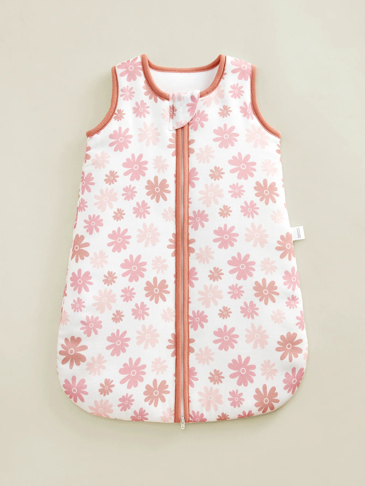 Gigoteuse bebe en coton jersey à motifs roses