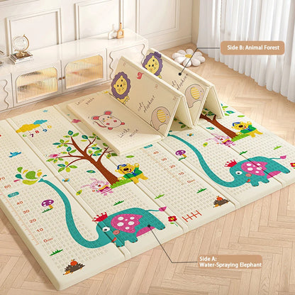 Tapis d’éveil bébé pliable double face en mousse XPE