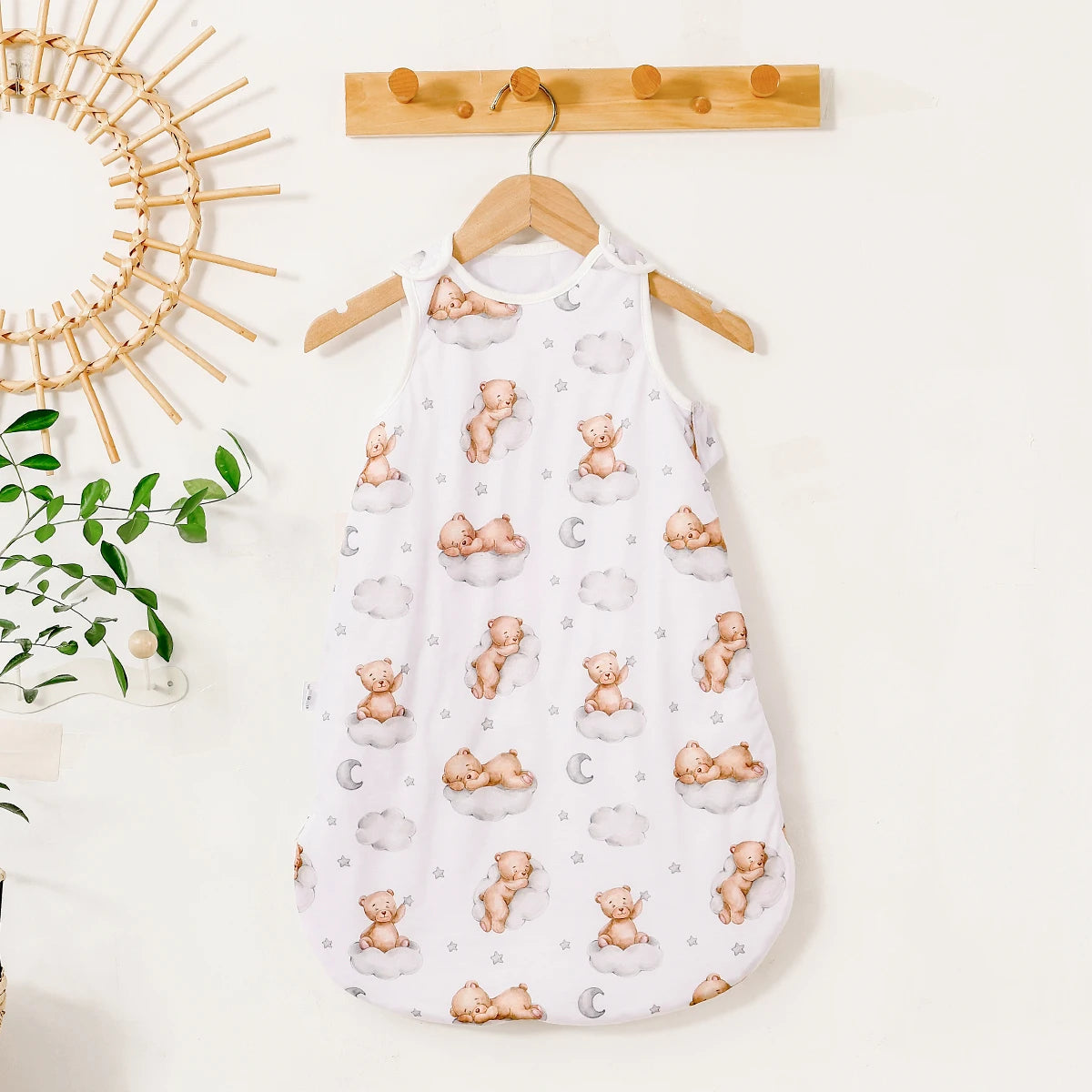 Gigoteuse bébé hiver en jersey doux à motifs