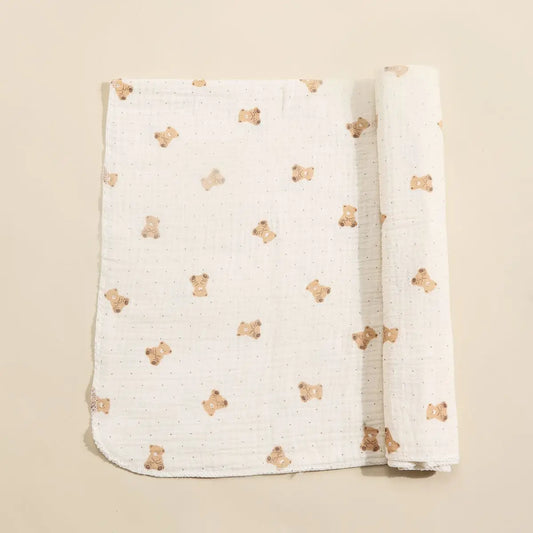 Couverture bébé légère en coton – 80 × 80 cm