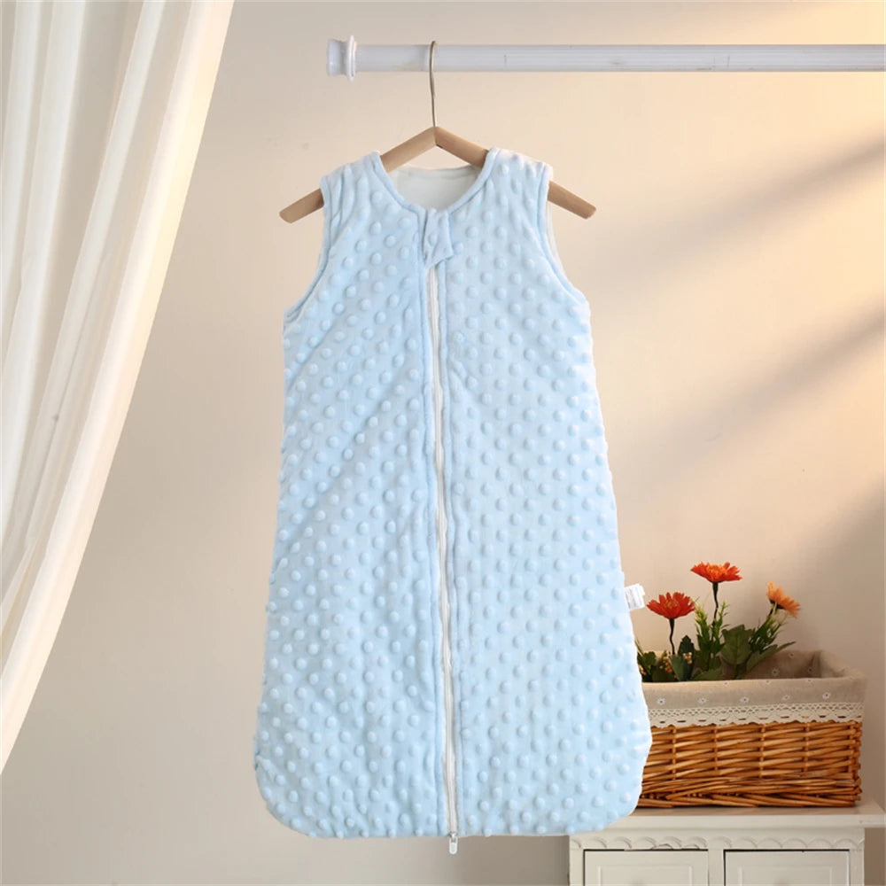 Gigoteuse hiver bébé en polaire – Gris, bleu ciel ou rose