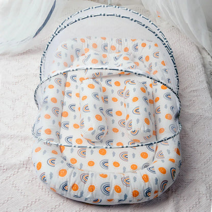 Moustiquaire pour lit bebe – lit nomade pliable, quatre motifs