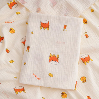 Couverture bébé douce en coton – 80 × 80 cm