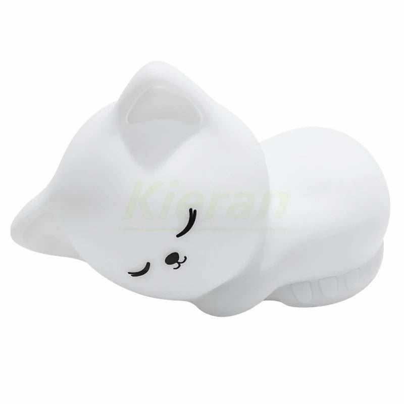 Veilleuse Lumineuse Bebe Chat LED – 7 Couleurs | Rechargeable USB