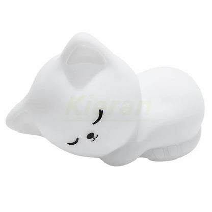 Veilleuse Lumineuse Bebe Chat LED – 7 Couleurs | Rechargeable USB