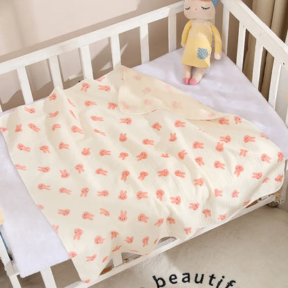 Couverture bébé légère en coton – 80 × 80 cm