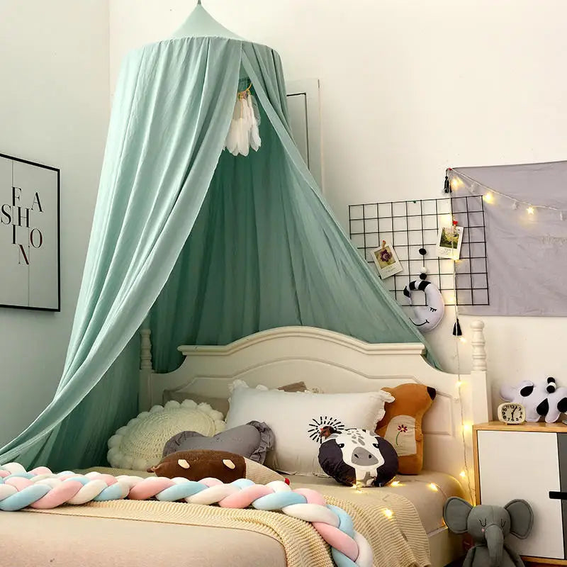 Ciel de lit pour bébé en dôme suspendu, moustiquaire et tente de jeu (Copie)