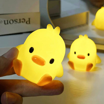 Cute Duck Night Lamps animal Nightlights Desktop Ornament Decorative Table Lights for Bedroom Bedside Sleeping Lamp
