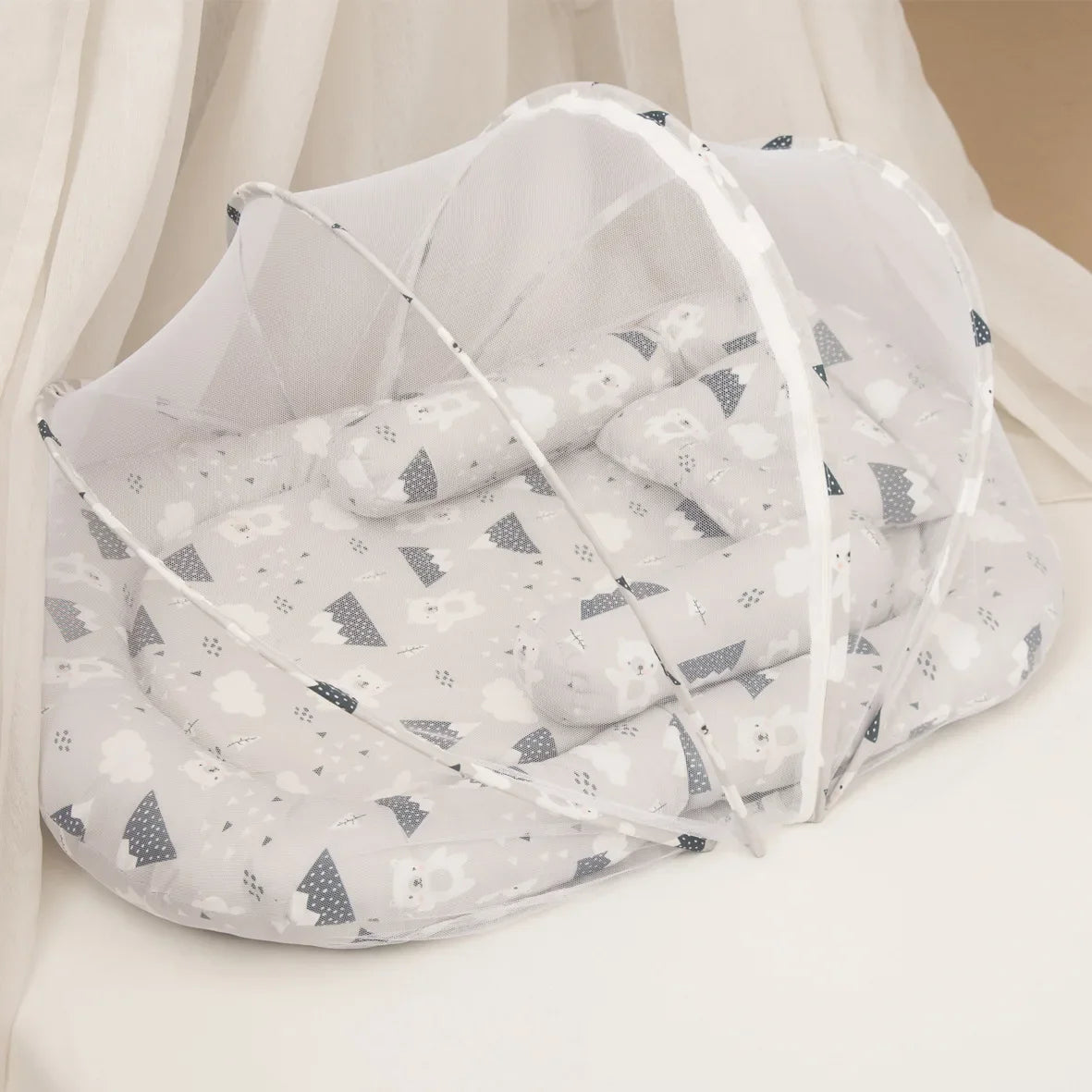 Moustiquaire pour lit bebe – lit nomade pliable