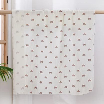 Couverture bébé en coton – Emmaillotage doux 80 × 80 cm