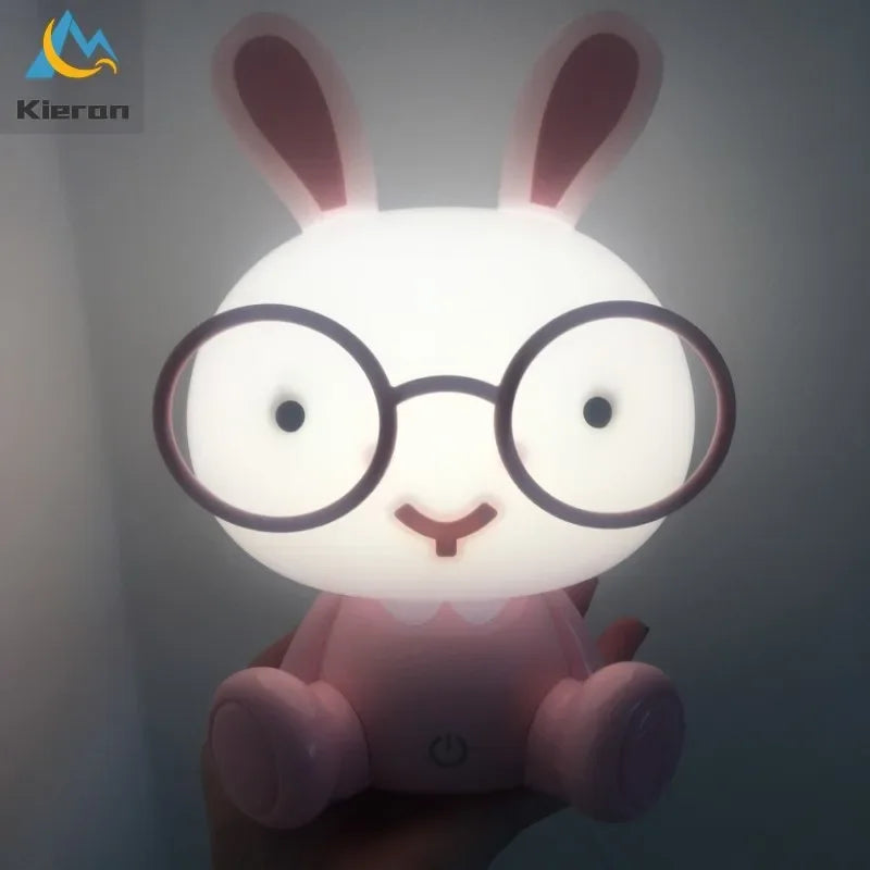 Veilleuse Lumineuse Bebe Lapin LED – Tactile & Dimmable | Palais des petits
