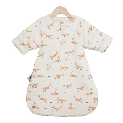 Gigoteuse bébé hiver à manches amovibles – Renard et dinosaure
