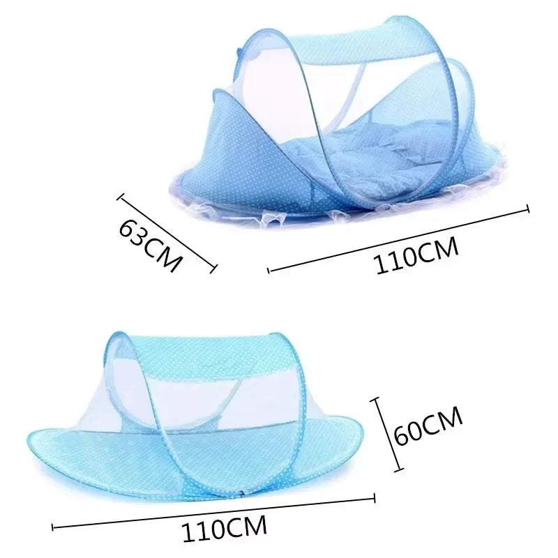 Ciel de lit bebe moustiquaire pliable