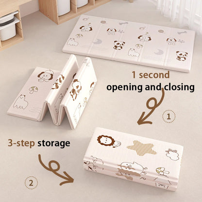 Tapis d’éveil bébé pliable double face en mousse XPE