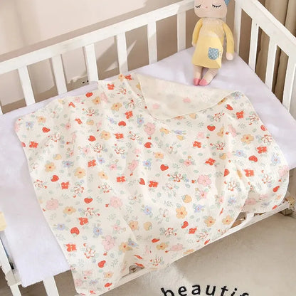 Couverture bébé en coton respirant – 80 × 80 cm