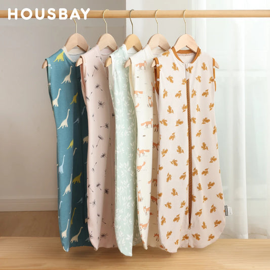Gigoteuse ete bebe en coton, fleurs et dinosaures