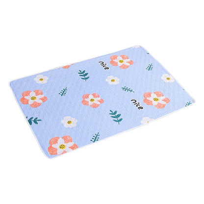 Matelas à langer lavable à motifs 80 × 120 cm