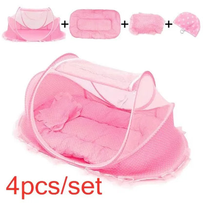 Ciel de lit bebe moustiquaire pliable