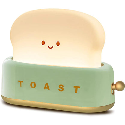 Veilleuse Bébé Lit LED Pain Kawaii – Lampe Veilleuse Bébé Lit Rechargeable avec Minuterie