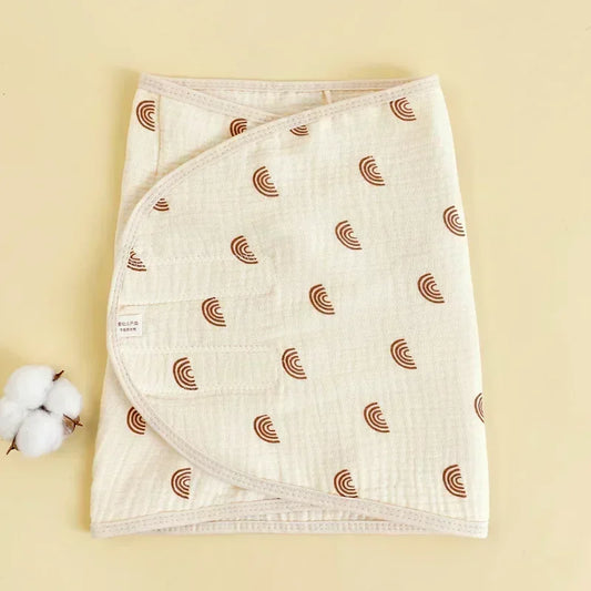 Emmaillotage bebe nuit en coton léger, 0-6 mois