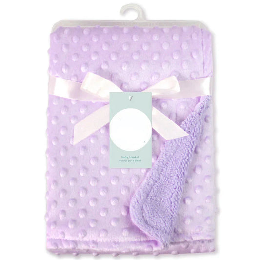 Couverture bébé polaire douce et unie