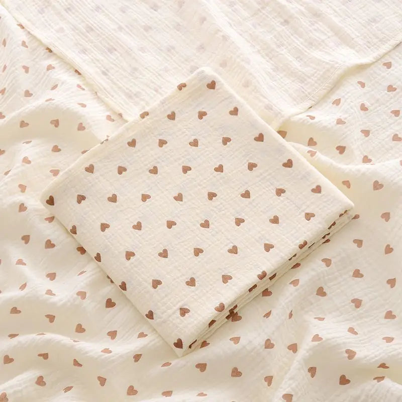 Couverture bébé légère en coton – 80 × 80 cm