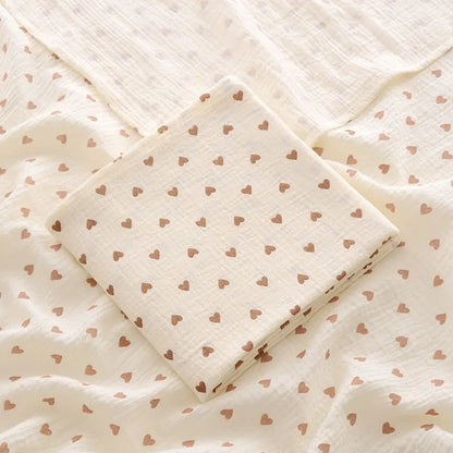 Couverture bébé légère en coton – 80 × 80 cm