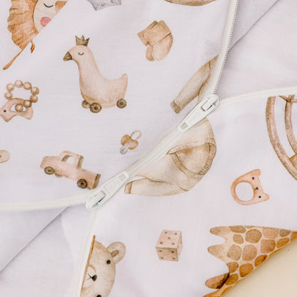Gigoteuse bébé hiver en jersey doux à motifs