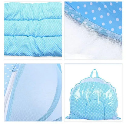 Ciel de lit bebe moustiquaire pliable