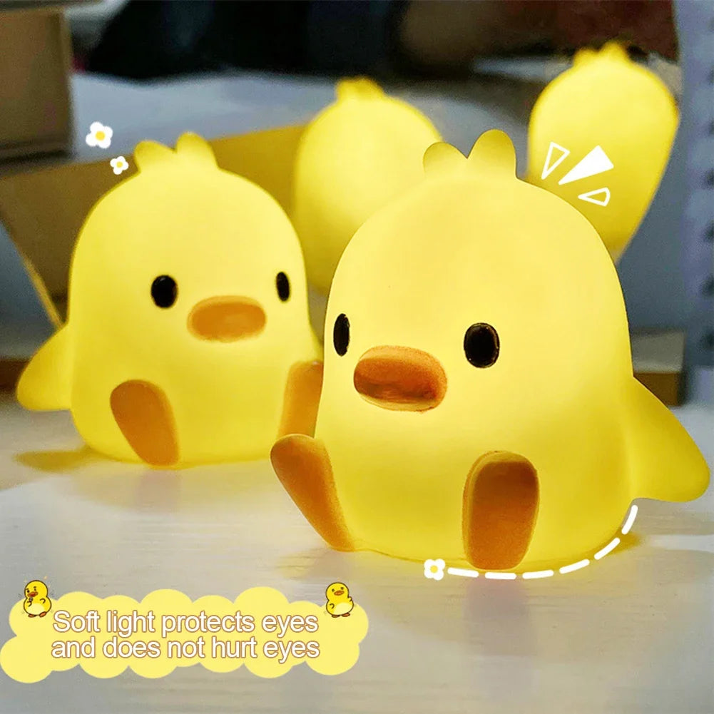 Cute Duck Night Lamps animal Nightlights Desktop Ornament Decorative Table Lights for Bedroom Bedside Sleeping Lamp