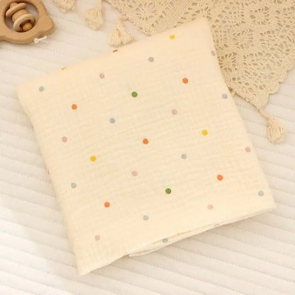 Couverture bébé en coton – Emmaillotage doux 80 × 80 cm