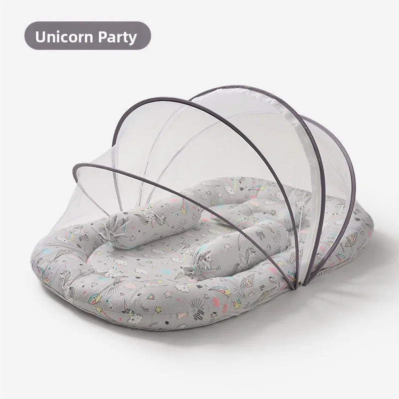 Moustiquaire pour lit bébé – Lit nomade avec moustiquaire intégrée
