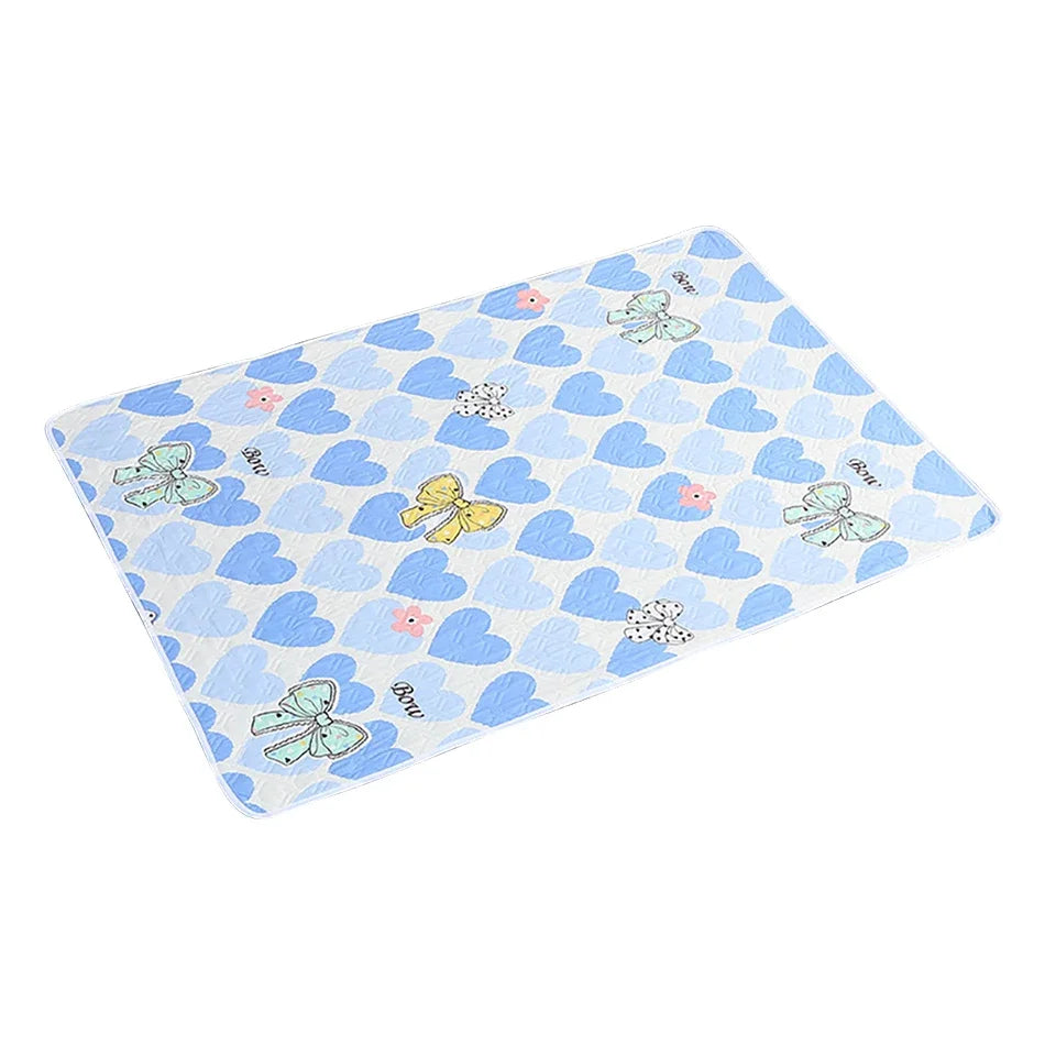 Matelas à langer lavable à motifs 80 × 120 cm