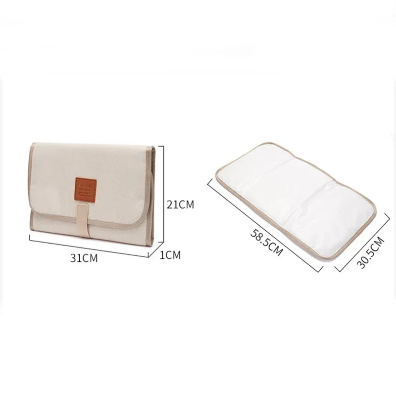 Matelas à langer pliable et imperméable pour bébé